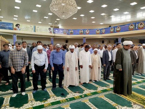 تصاویر/ آیین عبادی سیاسی نمازجمعه امروز شهر عسلویه