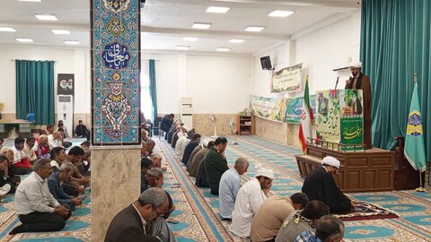 آیین عبادی سیاسی نماز جمعه شهرستان نیمروز