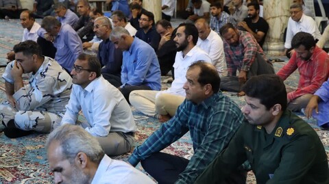 نماز جمعه خارگ به روایت تصویر