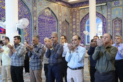 نماز جمعه خارگ به روایت تصویر