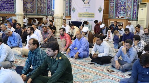 نماز جمعه خارگ به روایت تصویر