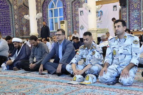 نماز جمعه خارگ به روایت تصویر