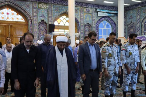 نماز جمعه خارگ به روایت تصویر