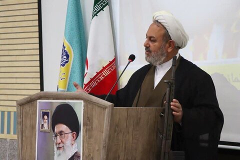 تصاویر/ آیین عبادی سیاسی نماز جمعه نوشین شهر