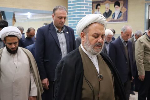 تصاویر/ آیین عبادی سیاسی نماز جمعه نوشین شهر