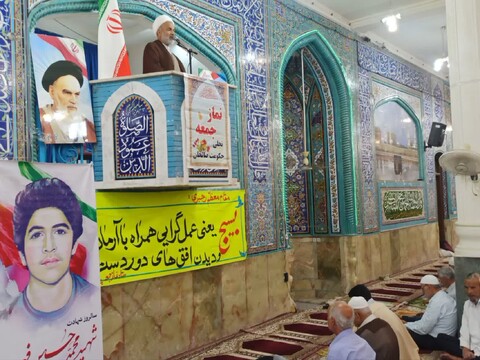 نماز جمعه برازجان به روایت تصویر