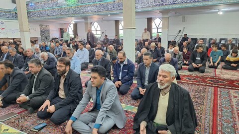 تصاویر/ اقامه نماز جمعه شهر ترکمنچای