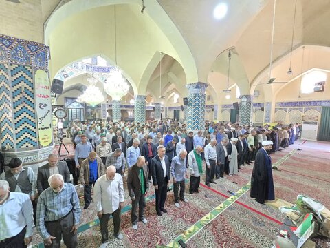 تصاویر/ برگزاری نماز جمعه شهرستان بهاباد