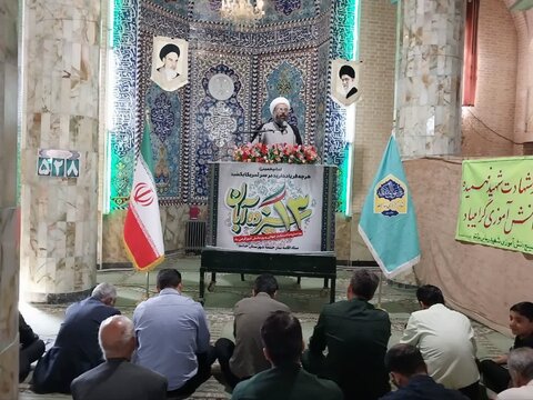 تصاویر/ برگزاری نماز جمعه شهرستان خاتم