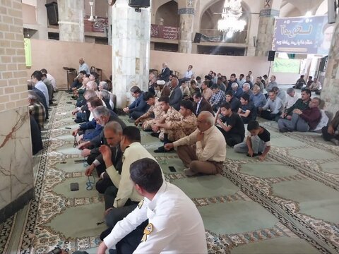 تصاویر/ برگزاری نماز جمعه شهرستان خاتم