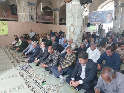 تصاویر/ برگزاری نماز جمعه شهرستان خاتم