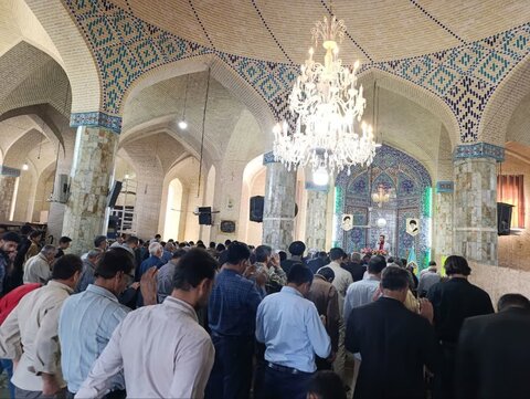 تصاویر/ برگزاری نماز جمعه شهرستان خاتم