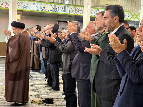 تصاویر/  آیین عبادی سیاسی نماز جمعه ماکو