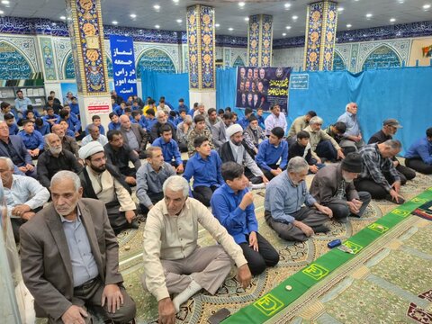 تصاویر/ اقامه نماز جمعه شهر پاریز