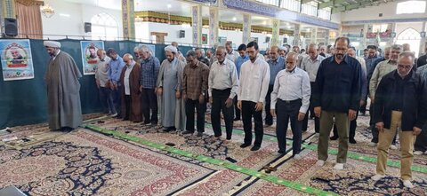 تصاویر/ اقامه نماز جمعه شهر زنگی آباد
