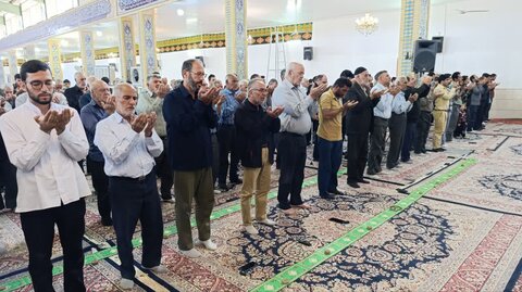 تصاویر/ اقامه نماز جمعه شهر زنگی آباد
