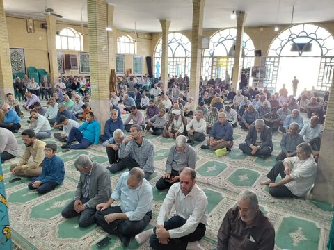 تصاویر/ اقامه نماز جمعه شهر اختیارآباد