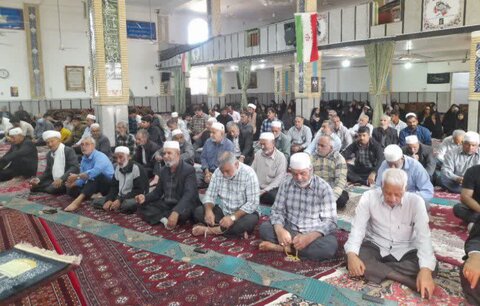 تصاویر/ برگزاری نماز جمعه این هفته شهر انبارالوم و بخش وشمگیر