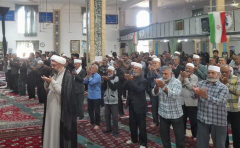 تصاویر/ برگزاری نماز جمعه این هفته شهر انبارالوم و بخش وشمگیر