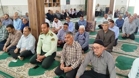 تصاویر/ نماز جمعه بخش مرکزی مهریز در روستای علی آباد