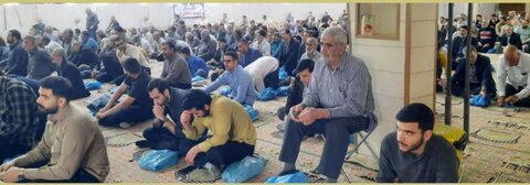 تصاویر/اقامه نماز عبادی _سیاسی جمعه در خمین