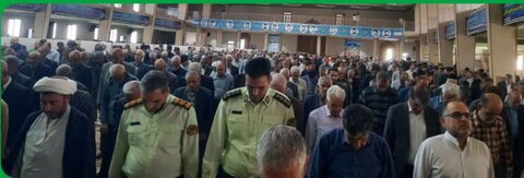 تصاویر/اقامه نماز عبادی _سیاسی جمعه در خمین