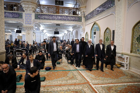 تصاویر/ حضور آیت الله اعرافی در نماز جمعه اردبیل با امامت