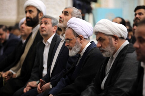 تصاویر/ حضور آیت الله اعرافی در نماز جمعه اردبیل با امامت