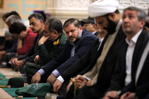 تصاویر/ حضور آیت الله اعرافی در نماز جمعه اردبیل با امامت