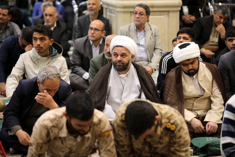 تصاویر/ حضور آیت الله اعرافی در نماز جمعه اردبیل با امامت