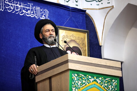 تصاویر/ حضور آیت الله اعرافی در نماز جمعه اردبیل با امامت