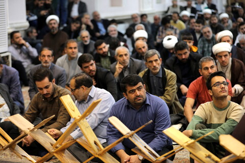 تصاویر/ حضور آیت الله اعرافی در نماز جمعه اردبیل با امامت