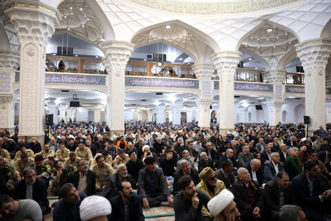 تصاویر/ حضور آیت الله اعرافی در نماز جمعه اردبیل با امامت