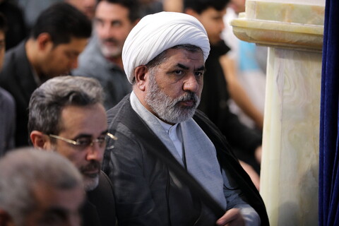 تصاویر/ حضور آیت الله اعرافی در نماز جمعه اردبیل با امامت