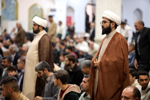 تصاویر/ حضور آیت الله اعرافی در نماز جمعه اردبیل با امامت