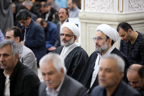 تصاویر/ حضور آیت الله اعرافی در نماز جمعه اردبیل با امامت