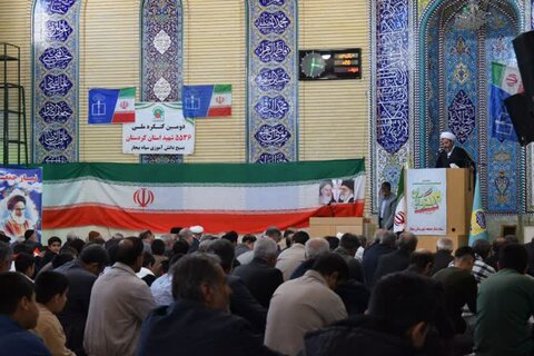 تصاویر/ اقامه نماز جمعه شهرستان بیجار