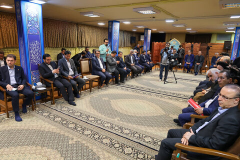 تصاویر | دیدار وزیر ارتباطات و فناوری اطلاعات با نماینده ولی فقیه در استان آذربابجان شرقی