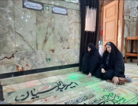 تصاویر/حضور طلاب جدیدالورود مدرسه علمیه کوثر زرندیه در حرم حضرت عبدالعظیم حسنی