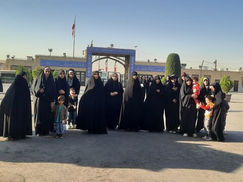 تصاویر/حضور طلاب جدیدالورود مدرسه علمیه کوثر زرندیه در حرم حضرت عبدالعظیم حسنی