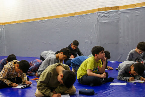 تصاویر/ ابتکارات جالب قرآنی حوزویان در مسجد ولیعصر (عج)