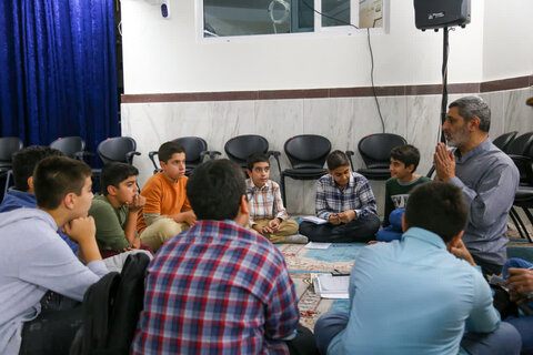 تصاویر/ ابتکارات جالب قرآنی حوزویان در مسجد ولیعصر (عج)