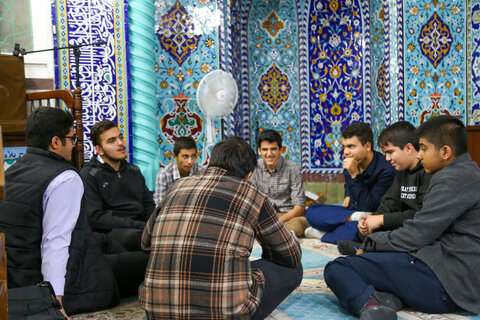 تصاویر/ ابتکارات جالب قرآنی حوزویان در مسجد ولیعصر (عج)