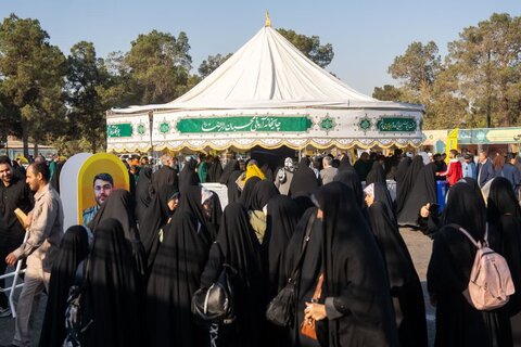 تصاویر/ هزاران نوجوان آرمانی لشکر قدس و پیمان بستن با آرمان‌های انقلاب اسلامی