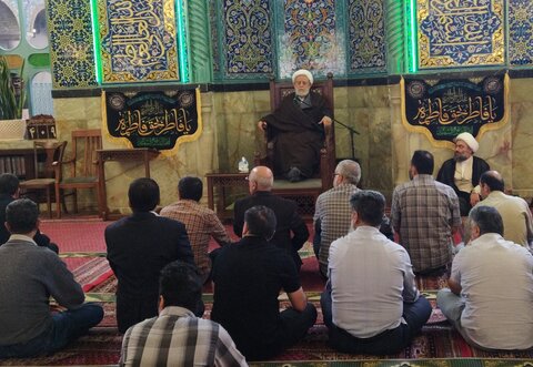 تصاویر/ مراسم سوگواری شهادت حضرت فاطمه (س) با سخنرانی استاد انصاریان