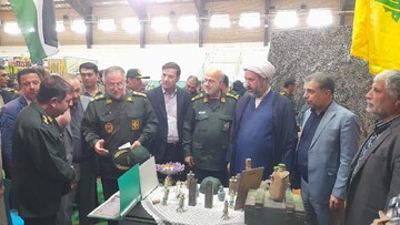 تصاویر/ مراسم افتتاحیه نمایشگاه اسوه سپاه ناحیه شهرستان اسکو