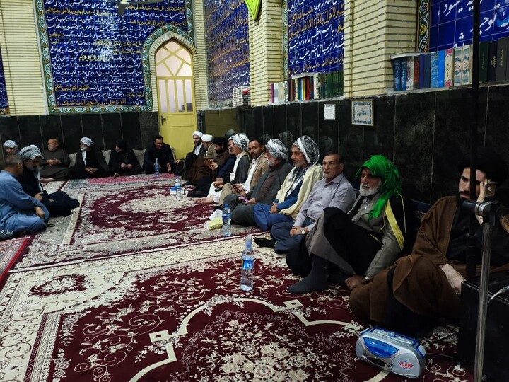 آیین تشییع و تدفین مؤسس مدرسه علمیه امام جعفرصادق(ع) در اهواز