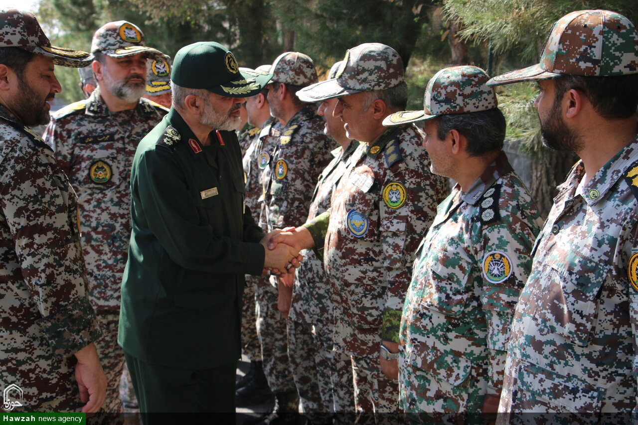 بازدید سردار وحیدی از منطقه پدافند هوایی شمال‌غرب 