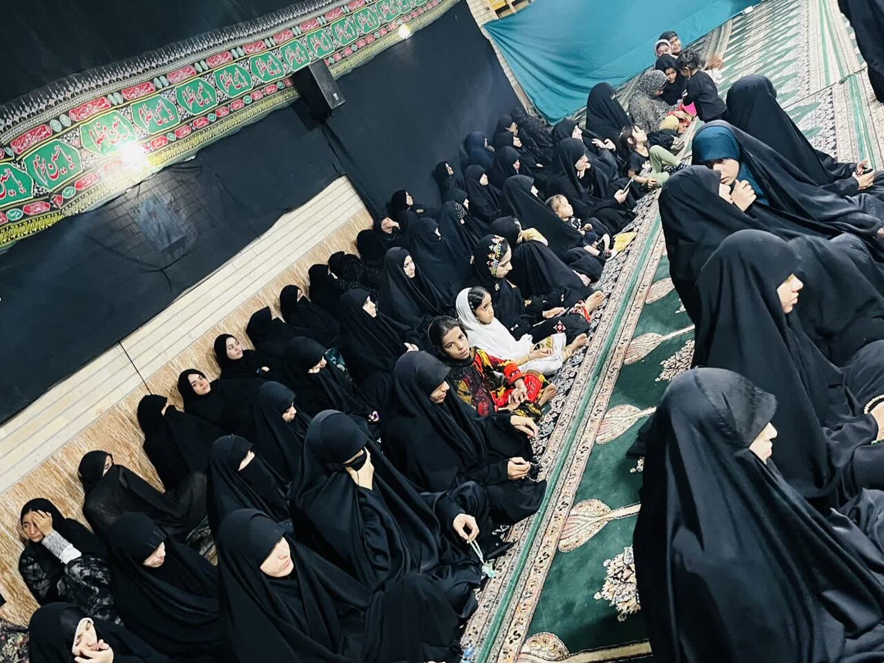 تصاویر/ مراسم آغاز ایام فاطمیه در مدرسه علمیه الزهرا رمشک