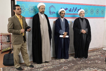 مدیر موسسه عالی اخلاق و تربیت از خبرگزاری حوزه بازدید کرد + عکس